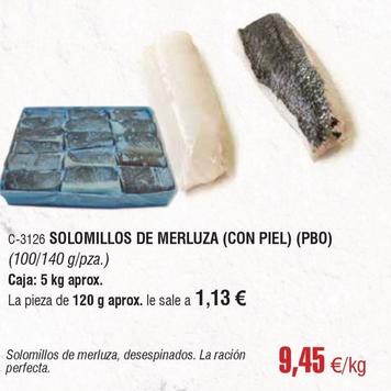 Oferta de Abordo - Solomillos De Merluza (con Piel) por 9,45€ en Abordo