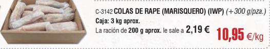 Oferta de Abordo - Colas De Rape (marisquero) (iwp) por 10,95€ en Abordo