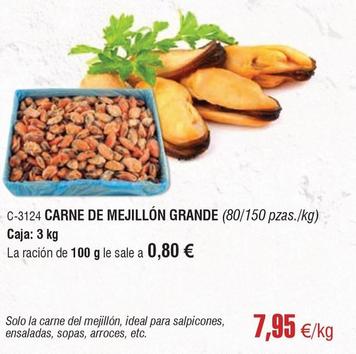Oferta de Abordo - Carne De Mejillón Grande por 7,95€ en Abordo