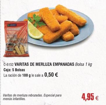 Oferta de Abordo - Varitas De Merluza Empanadas por 4,95€ en Abordo