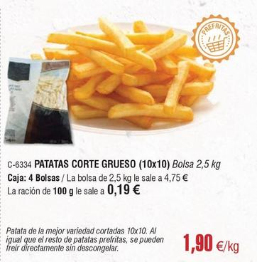 Oferta de Abordo - Patatas Corte Grueso por 1,9€ en Abordo