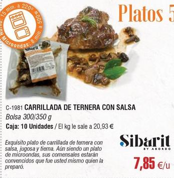 Oferta de Abordo - Carrillada De Ternera Con Salsa por 7,85€ en Abordo