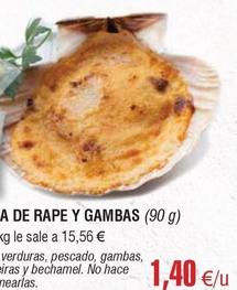Oferta de Abordo - Vieira Rellena De Rape Y Gambas por 1,4€ en Abordo