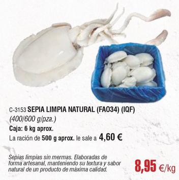 Oferta de Abordo - Sepia Limpia Natural por 8,95€ en Abordo