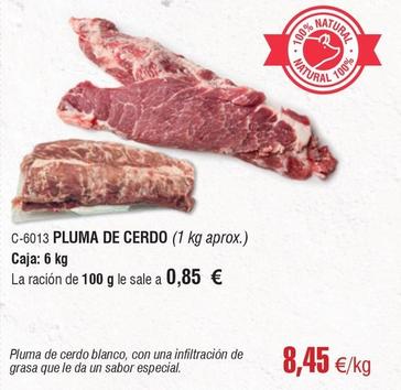 Oferta de Abordo - Pluma De Cerdo por 8,45€ en Abordo