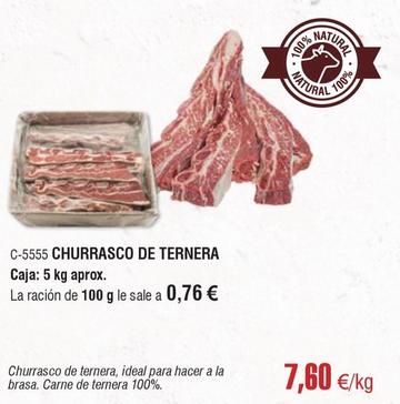 Oferta de Abordo - Churrasco De Ternera por 7,6€ en Abordo