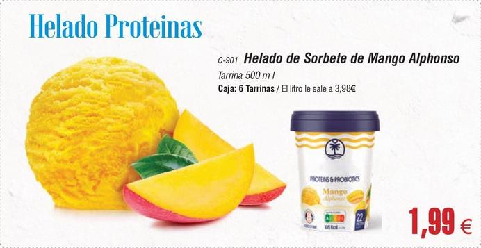 Oferta de Abordo - Helado De Sorbete De Mango Alphonso por 1,99€ en Abordo