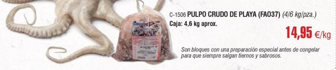 Oferta de Pulpo por 14,95€ en Abordo