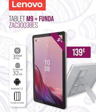 Oferta de Lenovo - Tablet M9+Funda ZAC30038ES  por 139€ en MR Micro
