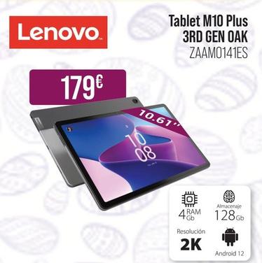 Oferta de Lenovo - Tablet M10 Plus 3RD Gen Oak por 179€ en MR Micro
