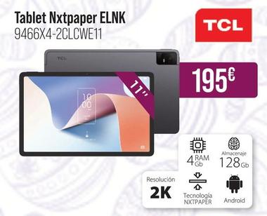 Oferta de Tcl - Tablet Nxtpaper Elnk por 195€ en MR Micro
