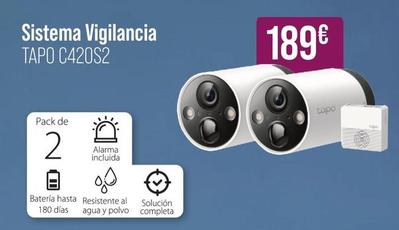Oferta de Sistema Vigilancia Tapo C420s2 por 189€ en MR Micro