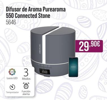 Oferta de Cecotec - Difusor De Aroma Purearoma 550 Connected Stone por 29,9€ en MR Micro