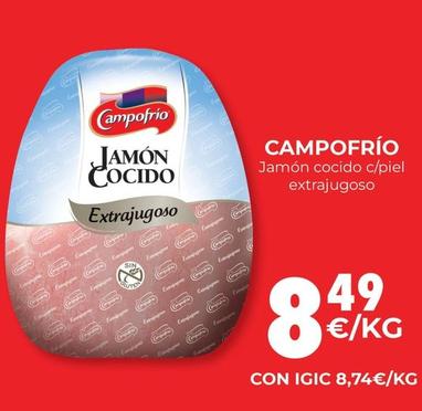 Oferta de Campofrío - Jamón Cocido C/piel Extrajugoso por 8,49€ en CashDiplo