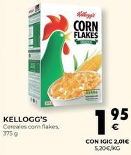 Oferta de Kellogg's - Cereales Corn Flakes por 1,95€ en CashDiplo