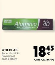 Oferta de Papel de aluminio por 18,45€ en CashDiplo