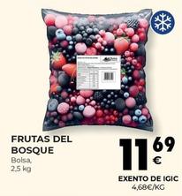 Oferta de Frutas Del Bosque por 11,69€ en CashDiplo