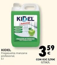 Oferta de Kidel - Fregasuelos Manzana Profesional por 3,59€ en CashDiplo