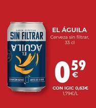 Oferta de El Águila Negra - Cerveza Sin Filtrar por 0,59€ en CashDiplo