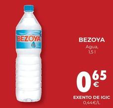 Oferta de Bezoya - Agua por 0,65€ en CashDiplo