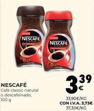 Oferta de Nescafé - Café Classic Natural por 3,39€ en CashDiplo