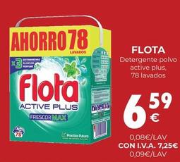 Oferta de Flota - Detergente Polvo Active Plus por 6,59€ en CashDiplo