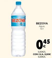 Oferta de Bezoya - Agua por 0,45€ en CashDiplo