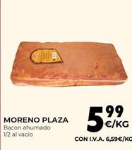 Oferta de Moreno Plaza - Bacon Ahumado por 5,99€ en CashDiplo