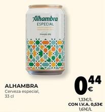 Oferta de Alhambra - Cerveza Especial por 0,44€ en CashDiplo