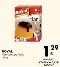 Oferta de Royal - Flan Con Caramelo por 1,29€ en CashDiplo