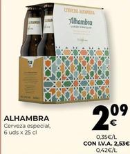 Oferta de Alhambra - Cerveza Especial por 2,09€ en CashDiplo