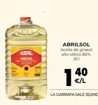 Oferta de Abril - Aceite De Girasol Alto Oléico 80% por 1,4€ en CashDiplo