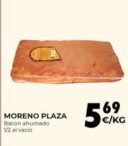 Oferta de Moreno Plaza - Bacon Ahumado 1/2 Al Vacío por 5,69€ en CashDiplo
