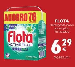 Oferta de Flota - Detergente Polvo Active Plus por 6,29€ en CashDiplo