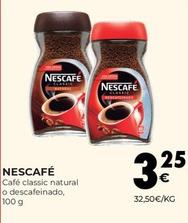 Oferta de Nescafé - Café Classic Natural por 3,25€ en CashDiplo