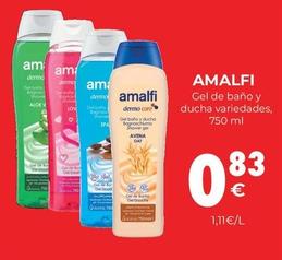 Oferta de Amalfi - Gel De Baño Y Ducha por 0,83€ en CashDiplo