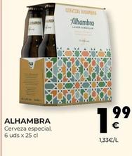 Oferta de Alhambra - Cerveza Especial por 1,99€ en CashDiplo