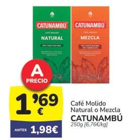 Oferta de Catunambu - Café Molido Natural O Mezcla por 1,69€ en Supermercados Codi