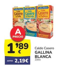 Oferta de Gallina Blanca - Caldo Casero por 1,89€ en Supermercados Codi