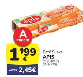 Oferta de Apis - Paté Suave por 1,99€ en Supermercados Codi
