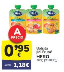 Oferta de Hero - Bolsita ¡mi Fruta! por 0,95€ en Supermercados Codi