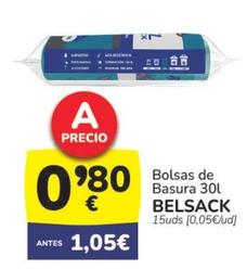 Oferta de Bolsas de basura por 0,8€ en Supermercados Codi