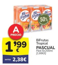 Oferta de Pascual - Bifrutas Tropical por 1,99€ en Supermercados Codi