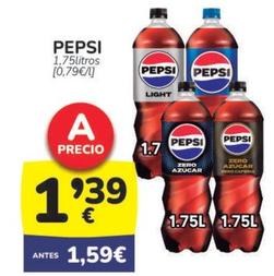 Oferta de Pepsi - 1.7 Litros por 1,39€ en Supermercados Codi