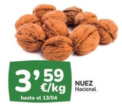 Oferta de Nuez Nacional por 3,59€ en Supermercados Codi
