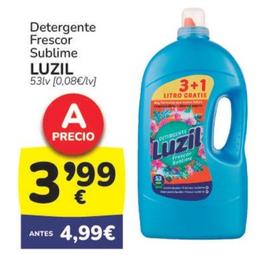 Oferta de Luzil - Detergente Frescor Sublime por 3,99€ en Supermercados Codi