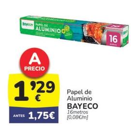 Oferta de Papel de aluminio por 1,29€ en Supermercados Codi