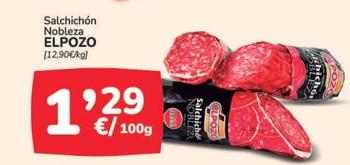 Oferta de Salchichón por 1,29€ en Supermercados Codi