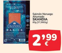 Oferta de Skandia - Salmón Noruego Ahumado por 2,99€ en Supermercados Codi