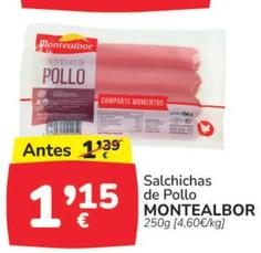 Oferta de Salchichas por 1,15€ en Supermercados Codi